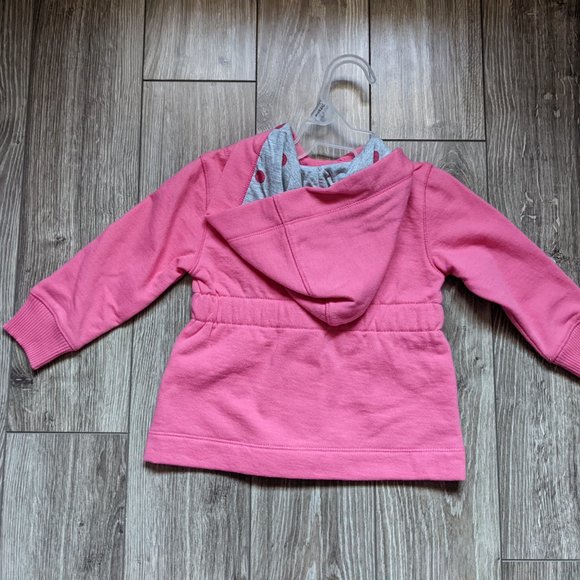 [KIDS 2/$30] NWT Baby Girl (12-18M) - OLD NAVY Cinched Waist Button up Hoodie - Picture 7 of 9